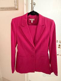 Tailleur H&M fucsia giacca 36 e pantaloni 32