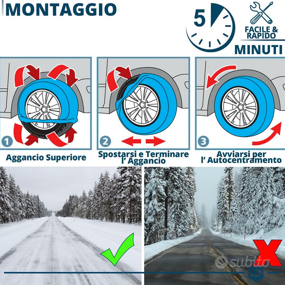 Subito - RT ITALIA CARS - Calze da Neve per Auto OMOLOGATE Italia e Europa  - Accessori Auto In vendita a Bari
