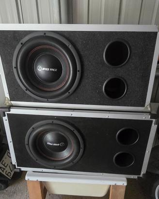 box subwoofer bass face