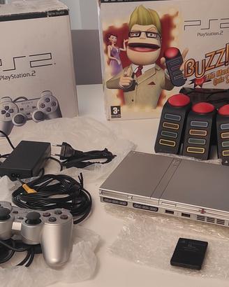 RaroBundle Ps2 Slim Satin silver SCPH-70004 Buz  