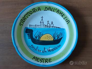 Piatto del Buon Ricordo Mestre 1981 da collezione
