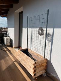 3 fioriere in legno 30€ l’una