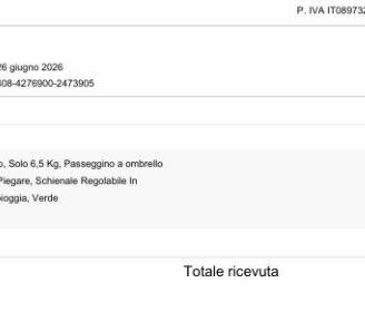 Passeggino leggero Kinder kraf