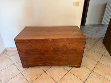 Coppia “Baule in legno vintage”