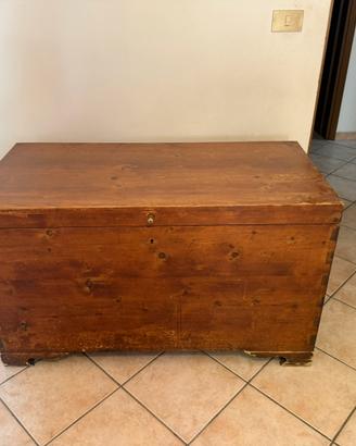 Coppia “Baule in legno vintage”