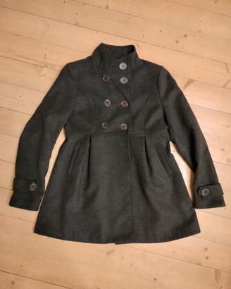 Cappottino corto grigio ragazza/donna