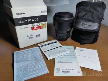 Sigma 85mm f/1.4 DG HSM Art Nikon