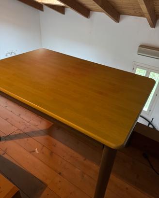 Tavolo cucina legno 120x80 h75 4 posti piano rover