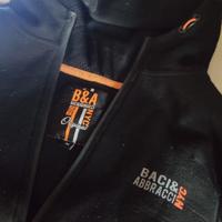 felpa con cappuccio baci e abbracci 