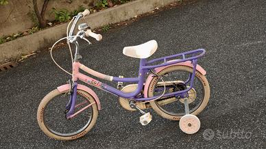 Bici bambino con ruotine