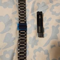 Cinturino 22mm in acciaio inox (+ quickfit)