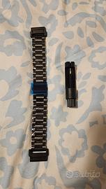 Cinturino 22mm in acciaio inox (+ quickfit)