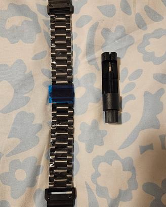 Cinturino 22mm in acciaio inox (+ quickfit)