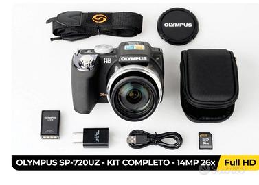OLYMPUS SP-72 OUZ   14 MP  26x  Zoom  Wide Full Hd