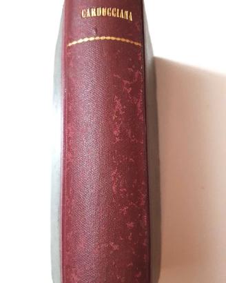 Libro Antico 1928 “Antologia" di Giosuè Carducci