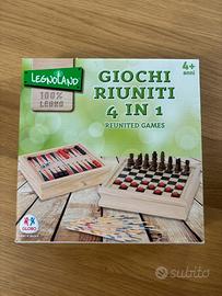 giochi riuniti dama, scacchi, shanghai, backgammon