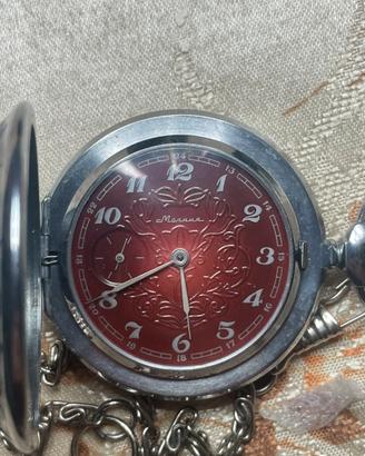Orologio da Tasca Vintage Sovietico Molnija