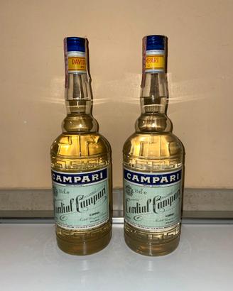 CORDIAL CAMPARI MILANO 2 BOTTIGLIE 75 CL 1978