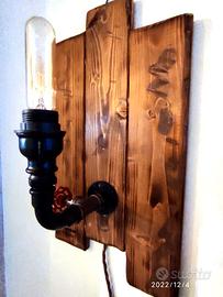 Lampade a muro stile rustico-industriale