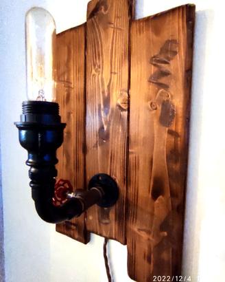 Lampade a muro stile rustico-industriale