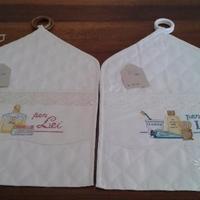 Porta-tutto NUOVI ricamo punto croce