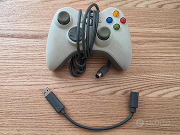 Controller Xbox 360 originale + adattatore USB 