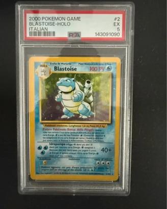 Blastoise set base ita PSA 5