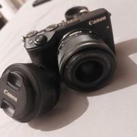 Canon m3 + obiettivi + accessori inclusi