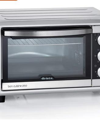 Forno elettrico ventilato 1500w 25lt acciaio argen