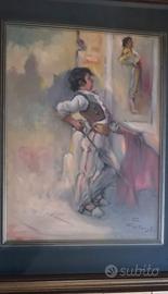 Olio su tela, Gastone Furlanis , pittore friulano