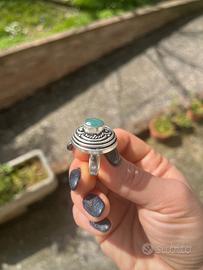 Anello argento indiano 