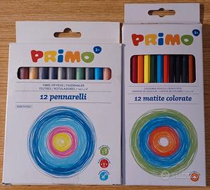 MATITE E PENNE  COLORATE + PENNARELLI