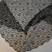 copricapo velo donna da chiesa pizzo a triangolo