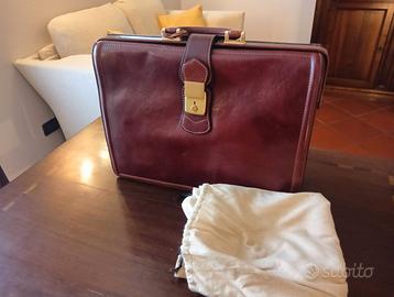 borsa ventiquattrore in pelle