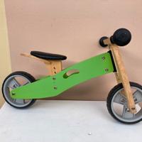 Bici senza pedali in legno