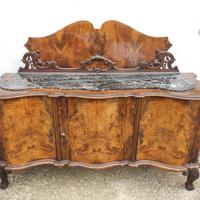 Antico d'epoca Chippendale buffet credenza servant