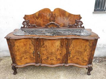 Antico d'epoca Chippendale buffet credenza servant