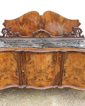 Antico d'epoca Chippendale buffet credenza servant