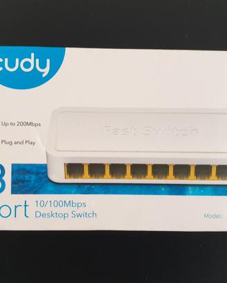 Switch Ethernet Cudy FS108D – 8 Porte 10/100 Mbps
