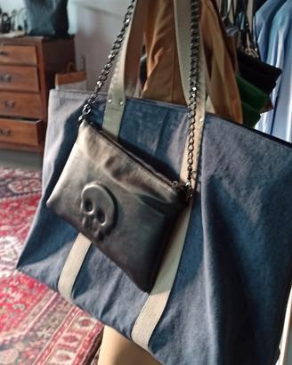 Pochette in Vera Pelle 