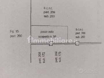 Posto auto scoperto via duca degli abruzzi