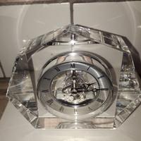 orologio da tavolo vetro cristallo 