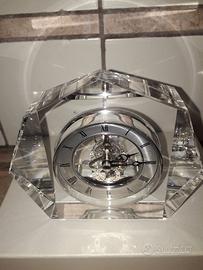 orologio da tavolo vetro cristallo 
