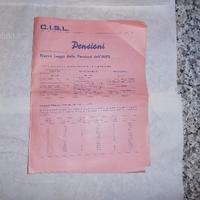 RAR0 documento sindacale del 1969