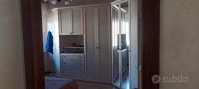 armadio angolare con cabina 