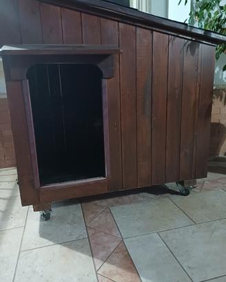 Cuccia in legno impregnato per cani
