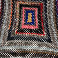 Coperta matrimoniale fatta a mano, uncinetto