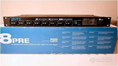 Motu 8Pre USB - Scheda audio a 8 canali