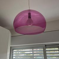 Lampadario Kartell rosa