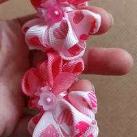 Coppia elastici capelli con doppia farfalla - NUOV